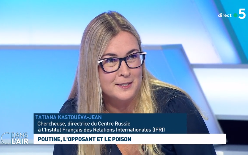 Tatiana Kastouéva-Jean dans l'émission C dans l'air_ 09 2020
